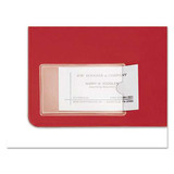 Hold It Poly Business Card Pocket, Top Load, 3.75 X 2.38, Clear, 10/pack