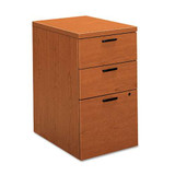 10500 Series Mobile Pedestal File, Left Or Right, 2 Legal/letter-size File Drawers, Mahogany, 15.75" X 22.75" X 28"