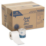 Angel Soft Ps Ultra 2-ply Premium Bathroom Tissue, Septic Safe, White, 400 Sheets Roll, 60/carton