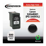 Remanufactured Black Extra High-yield Ink, Replacement For Pg-240xxl (5204b001), 600 Page-yield