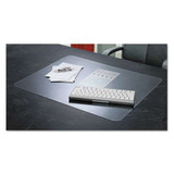 Krystalview Desk Pad With Antimicrobial Protection, Glossy Finish, 22 X 17, Clear