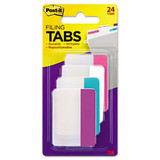 Tabs, 1/5-cut Tabs, Assorted Pastels, 2" Wide, 24/pack