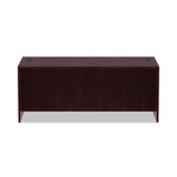 Alera Valencia Series Straight Front Desk Shell, 71" X 35.5" X 29.63", Mahogany