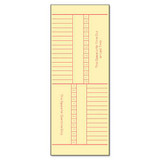 Time Clock Cards, Replacement For 10-800292, One Side, 3.5 X 9, 500/box
