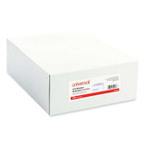 Business Envelope, Address Window, Security Tint, #10, Commercial Flap, Gummed Closure, 4.13 X 9.5, White, 500/box