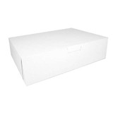 Tuck-top Bakery Boxes, 14 X 10 X 4, White, 100/carton
