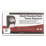 Duett Standard Bath Tissue Dispenser, 2 Roll, 7 1/2w X 7d X 12 3/4h, Black Pearl