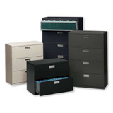 Brigade 600 Series Lateral File, 3 Legal/letter-size File Drawers, Light Gray, 30" X 18" X 39.13"