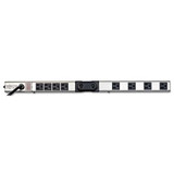 Vertical Power Strip, 16 Outlets, 15 Ft Cord, 48" Length