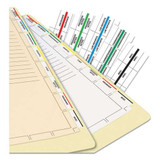 Medical Chart Index Divider Sheets, 11 X 8.5, Manila, 400/box