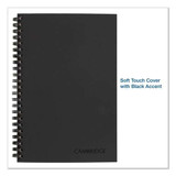 Wirebound Guided Quicknotes Notebook, 1 Subject, List-management Format, Dark Gray Cover, 8 X 5, 80 Sheets