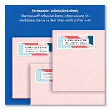 Easy Peel White Address Labels W/ Sure Feed Technology, Inkjet Printers, 0.5 X 1.75, White, 80/sheet, 25 Sheets/pack