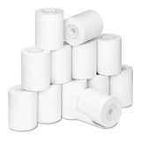 Direct Thermal Printing Thermal Paper Rolls, 2.25" X 80 Ft, White, 12/pack