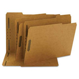 Top Tab Fastener Folders, 1/3-cut Tabs: Right, 2 Fasteners, Legal Size, 11-pt Manila Exterior, 50/box