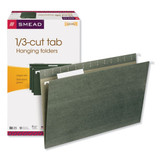 Hanging Folders, Legal Size, 1/3-cut Tab, Standard Green, 25/box