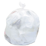 High-density Waste Can Liners, 10 Gal, 6 Microns, 24" X 24", Natural, 1,000/carton