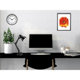 Architect Desk Lamp, Adjustable Arm, 6.75"w X 11.5"d X 22"h, Black