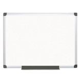 Value Lacquered Steel Magnetic Dry Erase Board, 48 X 72, White, Aluminum Frame