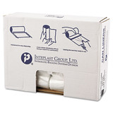 High-density Commercial Can Liners Value Pack, 60 Gal, 14 Microns, 38" X 58", Clear, 200/carton