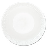 Concorde Foam Plate, 6" Dia, White, 1,000/carton