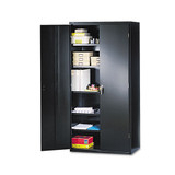 Assembled Storage Cabinet, 36w X 18 1/8d X 71 3/4h, Light Gray