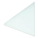 Floating Glass Ghost Grid Dry Erase Board, 36 X 24, White