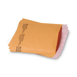 Jiffylite Self-seal Bubble Mailer, #0, Barrier Bubble Lining, Self-adhesive Closure, 6 X 10, Golden Brown Kraft, 25/carton