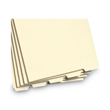 Stackable Folder Dividers With Fasteners, 1/5-cut End Tab, Legal Size, Manila, 50/pack