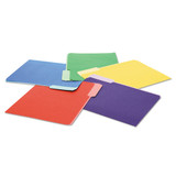 Deluxe Colored Top Tab File Folders, 1/3-cut Tabs: Assorted, Letter Size, Assorted Colors, 100/box