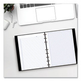 Notepro Quad Computation Notebook, Data-lab-record Format, Narrow Rule/quadrille Rule, Black Cover, 9.25 X 7.25, 96 Sheets