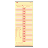 Time Clock Cards, Replacement For K14-15, Two Sides, 3.38 X 8.25, 500/box