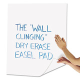 Write On-cling On Easel Pad, Unruled, 35 White 27 X 34 Sheets