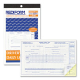 Driver's Daily Log, Two-part Carbonless, 8.75 X 5.38, 1/page, 31 Forms
