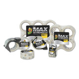 Max Packaging Tape, 3" Core, 1.88" X 54.6 Yds, Crystal Clear, 6/pack