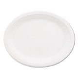 Classic Paper Dinnerware, Plate, 9.75" Dia, White, 125/pack, 4 Packs/carton