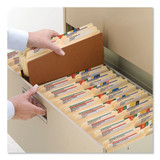 Redrope Drop Front File Pockets, 1.75" Expansion, Letter Size, Redrope, 25/box