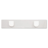 Panel Wall Sign Name Holder, Acrylic, 9 X 2, 6/pack, Clear