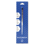 Refill For Waterman Ballpoint Pens, Medium Conical Tip, Black Ink