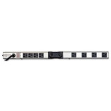 Vertical Power Strip, 8 Outlets, 15 Ft Cord, 24" Length