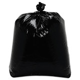 Low-density Can Liners, 10 Gal, 1 Mil, 24" X 23", Black, 500/carton