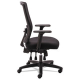 Alera Envy Series Mesh High-back Multifunction Chair, Supports Up To 250 Lb, 16.88" To 21.5" Seat Height, Black