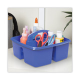 Small Art Caddies, 3 Sections, 9.25" X 9.25" X 5.25", Assorted Colors, 5/pack