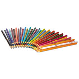 Short-length Colored Pencil Set, 3.3 Mm, 2b (#1), Assorted Lead/barrel Colors, 36/pack