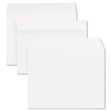 Open-side Booklet Envelope, #6 1/2, Hub Flap, Gummed Closure, 6 X 9, White, 100/box