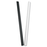Slide 'n Grip Binding Bars, White, 11 X 1/4, 100/box