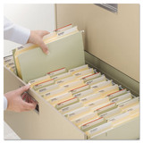 Supertab Reinforced Guide Height Top Tab Folders, 1/3-cut Tabs: Assorted, Letter Size, 0.75" Expansion, Manila, 100/box