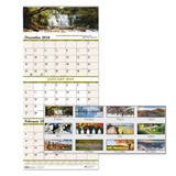 Earthscapes Recycled 3-month Vertical Wall Calendar, Scenic Photography, 8 X 17, White Sheets, 14-month (dec-jan): 2021-2023
