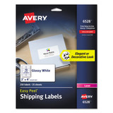 Glossy Clear Easy Peel Mailing Labels W/ Sure Feed Technology, Inkjet/laser Printers, 0.66 X 1.75, 60/sheet, 10 Sheets/pk