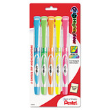 24/7 Highlighters, Assorted Ink Colors, Chisel Tip, Assorted Barrel Colors, 5/set