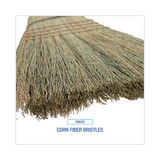 Warehouse Broom, Corn Fiber Bristles, 56" Overall Length, Natural